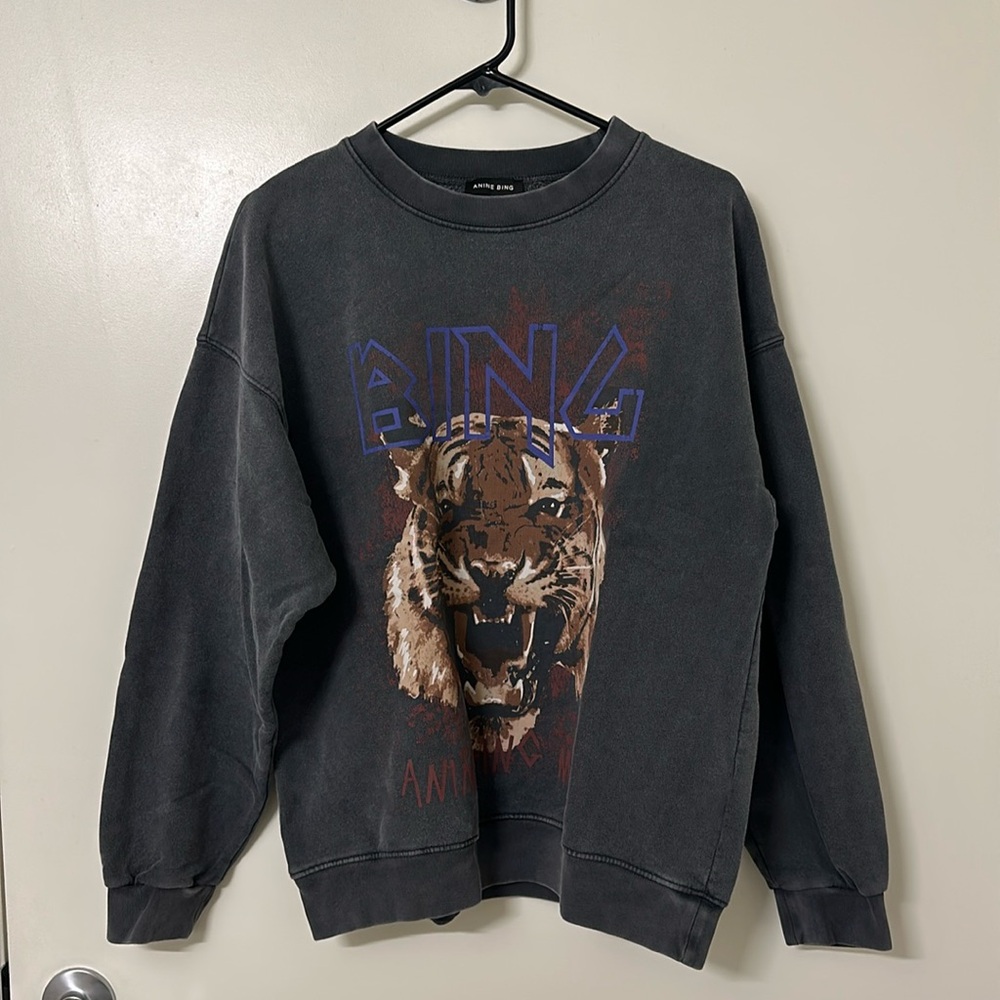 Anine Bing Tiger Sweatshirt size medium